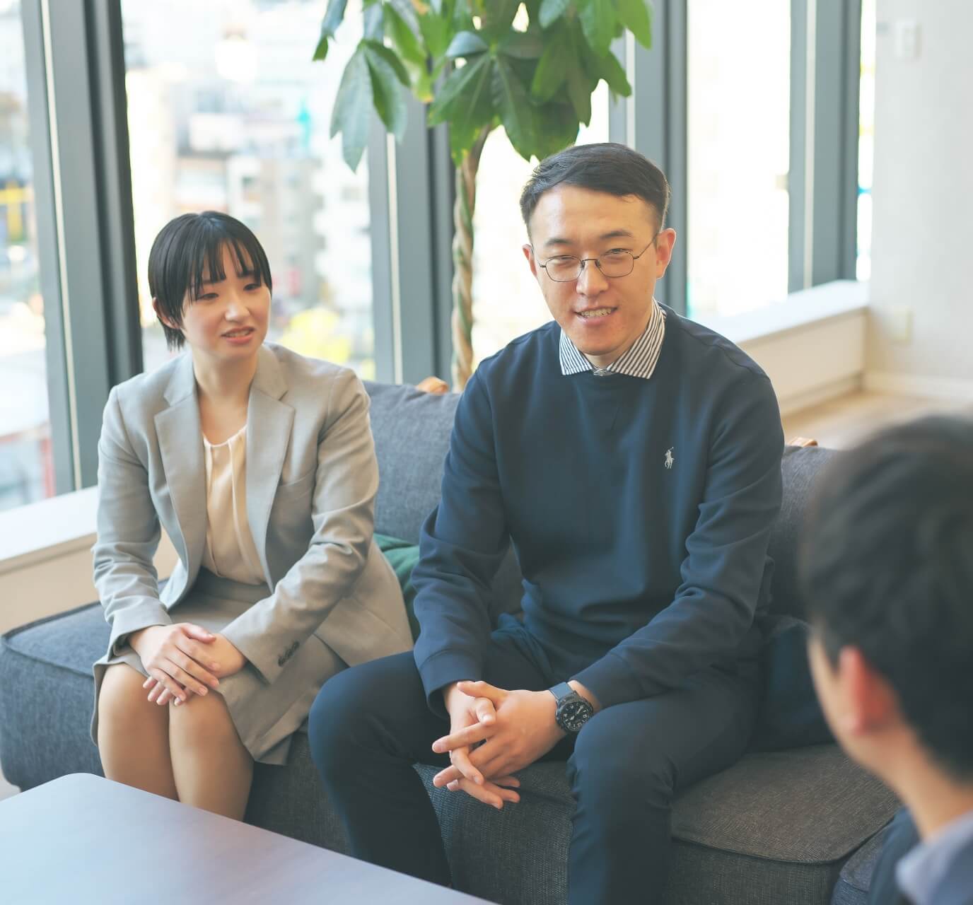 インタビュー風景